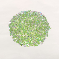 Poudre de paillettes PET de paillettes de diamant de haute lumière pour les lèvres brillantes Goss grosses paillettes décoration de noël fournitures d'artisanat