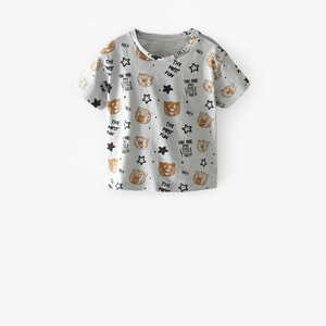 T-shirt pour garçons momo OEM, nouveau design, 100% coton, séchage rapide, qualité export vintage, article d'été, vente chaude du Bangladesh - Product Image 1