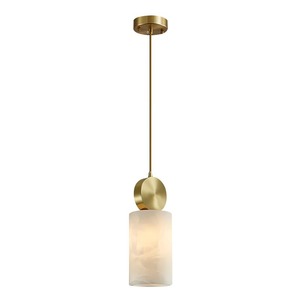 Modern Minimalist Pendant <b>Light</b> Gold Cylinder LED E27 <b>Chandelier</b> For Restaurant Bar Decor - Product Image 5