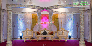 Grand Mandap de mariage en forme de cygne de style sri-lankais, Mandap de mariage indien Manavrai en forme de cygne, Mandap de mariage en forme de cygne sur le thème sri-lankais, Norvège, Melbourne - Product Image 3