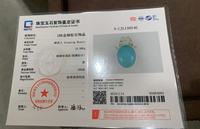 Bijoux fins sur mesure en or 18 carats avec turquoise Sleeping Beauty naturelle non traitée, certificat de gemmes inclus, qualité supérieure uniquement