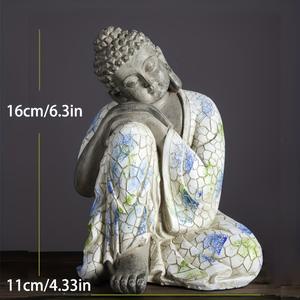 Zen Garden Bouddha Sculptures Nouvelles <span class=keywords><strong>D</strong></span>écorations Tathagata Chinoises Résine <span class=keywords><strong>Rocaille</strong></span> Micro Paysage Ornements pour la Création de Paysage - Product Image 3