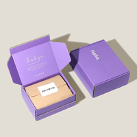 Usine Wistac Boîte d'expédition en carton avec logo personnalisé Boîte postale ouverte auto-scellante avec bande à fermeture éclair