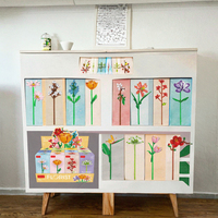 2025 Mini 12 types PE jamais décoloration bloc de construction fleur Bouquet-bricolage assemblage jouet cadeau pour les enfants