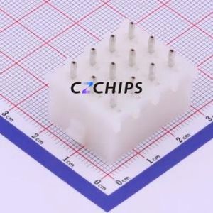 350764-4 Wire-to-Board Pin Header Through hole Component (THT),P=6.35mm Connector 3x4P 6.35mm Through Hole 12P - Product Image 2