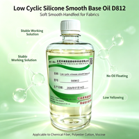 Huile de base lissante à faible teneur en siloxane cyclique, huile de silicone auto-émulsifiante pour le traitement de finition des tissus en fibres chimiques, polyester et coton