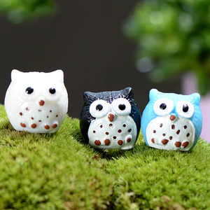 Mini Figuras de Búho de Resina, Adornos en Miniatura para Decoración de Paisajes, Lindos Amuletos de Animales, Accesorios para Manualidades - Product Image 3