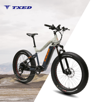 Vélo électrique TXED 750W avec moteur arrière, pneus larges, VTT électrique