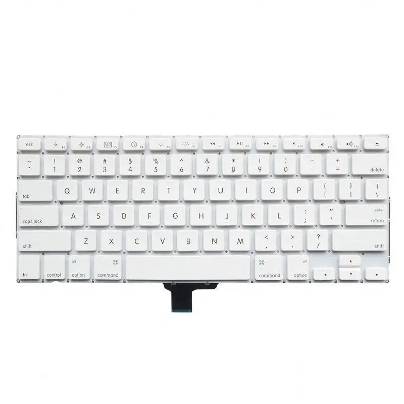 White Color Tastaturen für A1342 US Notebook als Ersatz für Laptop Tastatur