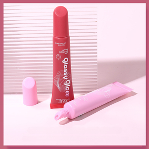 Baume à lèvres liquide hydratant avec logo personnalisé, beurre à lèvres végétalien, huile à lèvres aromatisée aux fruits, SPF, gloss à lèvres en marque privée - Product Image 2