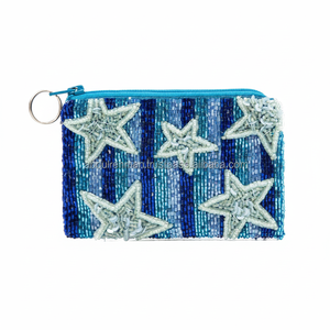 กระเป๋าใส่เหรียญประดับลูกปัดสีสันสดใสทำด้วยมือกระเป๋าสตางค์แฟชั่นสไตล์วินเทจปรับแต่งได้สำหรับวัยรุ่นขายส่งกระเป๋าลูกปัด - Product Image 1