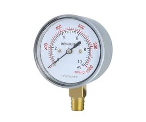 YE60 스테인리스 스틸 캡슐 압력 게이지 0-100 KPa 미세 압력 진공 음압 게이지 1년 보증 OEM - Product Image 1