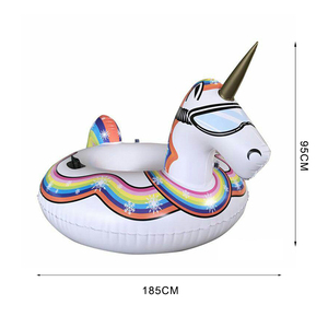 Tube de neige d'hiver de licorne gonflable en PVC de haute qualité <span class=keywords><strong>luge</strong></span> et toboggan de neige ultime résistant au froid - Product Image 6