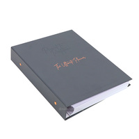 Journal à feuilles mobiles personnalisé cahier en cuir rechargeable coffret cadeau A5 planificateur ultime de luxe planificateur à 6 anneaux