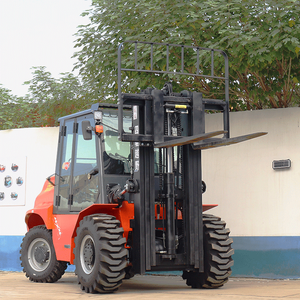 2.5-טון מחוץ לכביש דיזל מלגזה שלושה שלבים תורן מפז נסיעה 3.5 טון מלגזה <span class=keywords><strong>4</strong></span> טון 5 טון כל שטח קרקע סולר מלגזה - Product Image 1