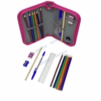 Kit de fournitures scolaires de haute qualité grand ensemble comprenant plusieurs éléments essentiels retour école Premium papeterie ensemble cadeau étui à crayons ensemble