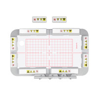 Nouveau cerceau de broderie magnétique en métal pour POOLIN EOC05 Machine de broderie à domicile informatisée