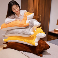 Coussin long en coton PP pour canapé, motif Teckel britannique à pattes courtes, pour la Saint-Valentin et la Journée des enfants