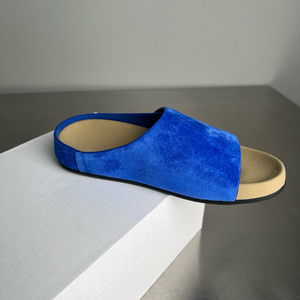 2025 Trending Luxury Top Layer Cowhide Suede Daily Wear Fashion <b>Slides</b> Slipper Original Top Quality Designer <b>Slide</b> slippers - Product Image 3