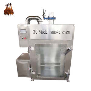Machine industrielle de fumage de viande à commande PLC automatique, directement de l'usine, pour saucisses, <span class=keywords><strong>jambon</strong></span>, bacon, poulet, poisson, bœuf séché - Product Image 2