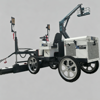 Machine à niveler au laser auto-ajustable avec contrôle hydraulique de la hauteur pour les sols des gares