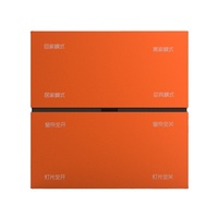 SEXANKA Zigbee WiFi RS485 Sistema de Automatización del Hogar Inteligente, Panel Táctil Metálico de 5 Botones, Interruptores de Pared Inteligentes, USB-C 4 Puertos, Lujo Moderno