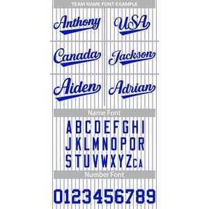 Camiseta de Béisbol Personalizada con Rayas, Cierre de Botones, Nombre del Equipo Bordado, Número, Unisex, Corte Regular, Manga Corta, Transpirable - Product Image 5