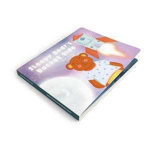 Livre d'images Rocket Ride de l'ours endormi personnalisé de haute qualité pour enfants papier Offset <span class=keywords><strong>livres</strong></span> pour enfants mignons - Product Image 5