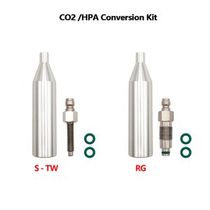 Kit de Conversión de CO2 HPA para Roscas Neumáticas S-TW RG, Acoplador Rápido Macho de 8 mm, Cartucho de Cilindro de 12 g, Repuesto para Amoladoras - Product Image 3
