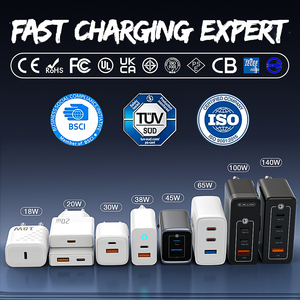 <span class=keywords><strong>Adaptador</strong></span> de cargador USB 100W QC 3,0 Carga rápida de 3 puertos para <span class=keywords><strong>iPhone</strong></span> 13/12/<span class=keywords><strong>11</strong></span> para Huawei P30/P50 Gan Material Protección OTP - Product Image 5
