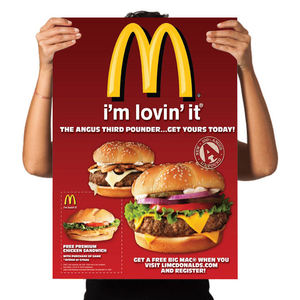 Venta al por mayor de póster adhesivo publicitario barato personalizado PAPEL DE <span class=keywords><strong>Bond</strong></span> impresión A0 A2 A3 tamaños grandes producto foto de negocios Impresión de póster - Product Image 1
