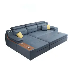 우아한 컴팩트 스틸 이불 확장 가능한 회색 접이식 게으른 소파 침대 침대 슬라이딩 커버터블 소파