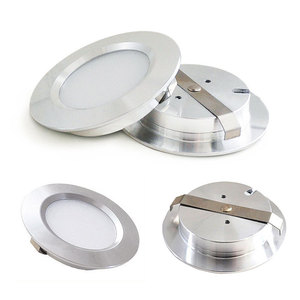 Luz <span class=keywords><strong>LED</strong></span> Delgada de 12V para Gabinete, 3W, Ultrafina, 14mm, Lámpara de Techo Empotrada, Orificio de 55mm, para Hogar, Estantería, <span class=keywords><strong>Cocina</strong></span> - Product Image 2