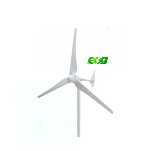 أفضل جودة 300W 400w 600w 1000w 1500W 12v 24v حوض محرك أفقي توربينات الرياح التخييم طاقة الرياح مولد
