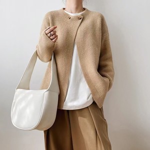 المرأة الكورية أوائل الخريف نمط كسول جديد فضفاض سترة بأكمام طويلة - Product Image 1