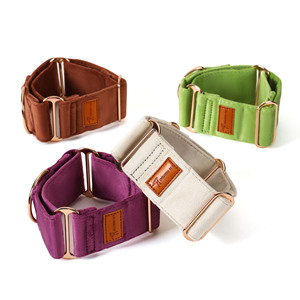 2026 डिजाइनर कस्टम नए जैविक पर्यावरण अनुकूल पॉलिएस्टर समायोज्य विरोधी ब्रेक-मुक्त कुत्ते कॉलर के लिए त्वचा के अनुकूल नरम नरम - Product Image 1