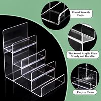 Support de présentation transparent multicouche en acrylique pour bijoux, lunettes, cravates et ceintures