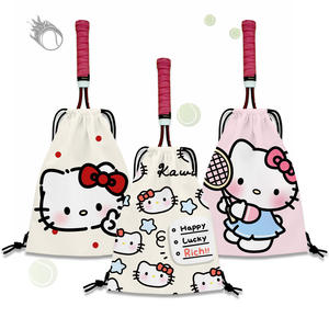 Tú<span class=keywords><strong>i</strong></span> đựng vợt tennis HelloKitty dành cho nữ, dung tích lớn, kiểu dáng <span class=keywords><strong>m</strong></span>èo, dây rút, balo, tú<span class=keywords><strong>i</strong></span> thể thao khác - Product Image 1