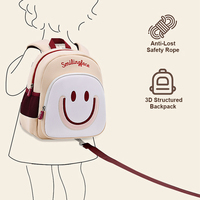 Sac à dos scolaire personnalisé en gros pour enfants, motif dessin animé mignon, en matériau respirant, pour la maternelle et la crèche