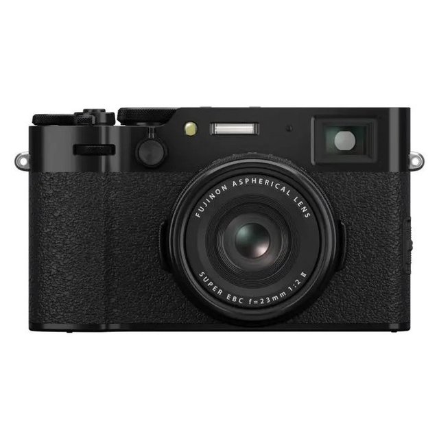 40MP X SERIES X100VI Black Compact Camera with CMOS Sensor 4K Video Aluminum Build