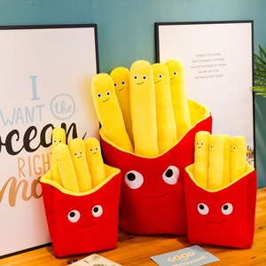 Frieten Kussen Speelgoed Creatieve Cartoon Burger Pluche Pop PP Katoen Superzacht Pluche 31-50cm Hoogte Fotografie Props voor alle leeftijden - Product Image 4