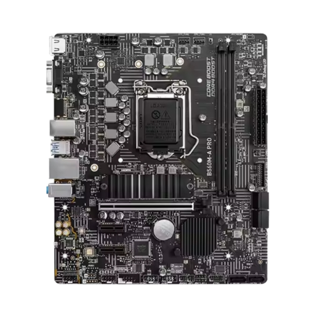 For MSI B560M-A PRO Desktop Motherboard with Intel Chipset ATX Form Factor SATA Hard Drive Interface Support for 64 GB DDR4