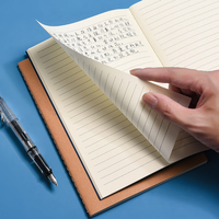 Carnets de notes personnalisés en papier kraft multicolores A4, A5, B5, 100 feuilles, avec reliure cousue, pour étudiants - Vente en gros