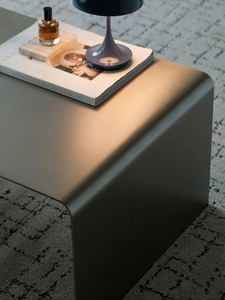 <span class=keywords><strong>Table</strong></span> <span class=keywords><strong>basse</strong></span> <span class=keywords><strong>rectangulaire</strong></span> en acier inoxydable, style minimaliste italien, pour salon, <span class=keywords><strong>table</strong></span> d'appoint de canapé, <span class=keywords><strong>moderne</strong></span> et simple, sans assemblage - Product Image 5