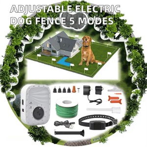 Nuevo Collar de Adiestramiento para Perros, Sistema de Cercado Eléctrico de Plástico, Ajustable, 5 Modos, Vibración, Choque, Ecológico, Moderno - Product Image 6
