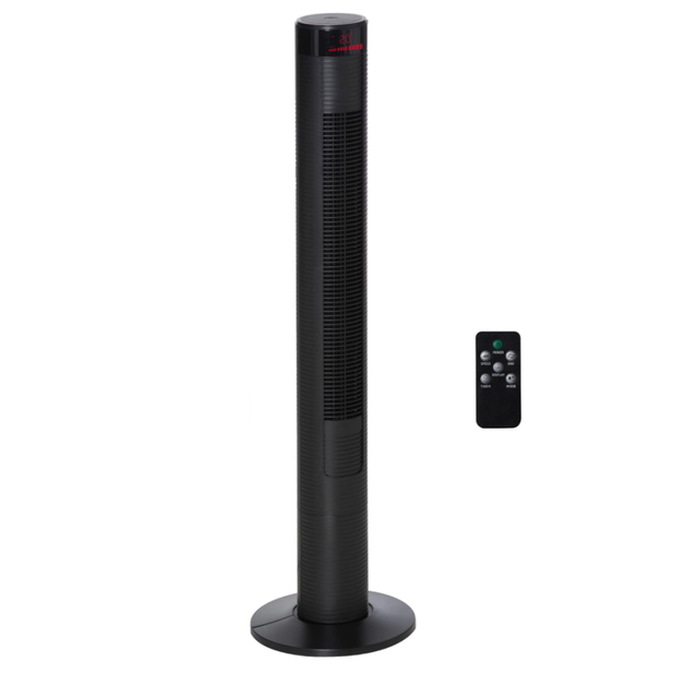 Smart 46-Inch Tower Fan with Remote Control & WiFi Connectivity