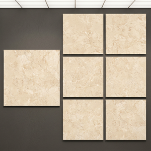 Azulejos de Porcelana Esmaltada de Alto Brillo con Diseño de Mármol 3D de 800x800 mm, Colección de Pisos Contemporáneos - Product Image 1