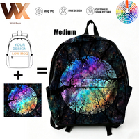 Sac à dos scolaire unisexe personnalisé, grande capacité, compatible avec ordinateur portable, toile polyester, pour hommes, randonnée, voyage, adolescents