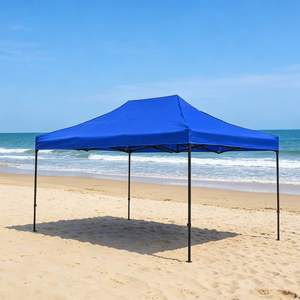 เต็นท์แคมป์ปิ้งอัตโนมัติพรีเมียม ขนาด 3*4.5 เมตร สีดำเงา โครงเหล็กหกเหลี่ยม กางง่าย กันน้ำ สำหรับการเดินป่าและแบกเป้กลางแจ้ง - Product Image 1