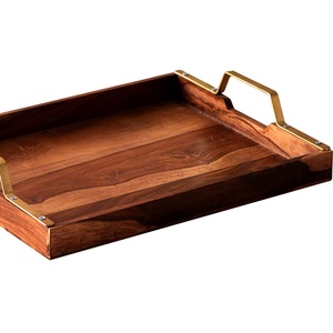 Bandeja de madera personalizada y grabada, fabricación de fábrica, producto original con su diseño de logotipo - Product Image 1